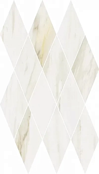 Italon Stellaris Mosaic Diamond Carrara Ivory 28x48 / Италон Стелларис
 Мозаик Диамонд Каррара Айвори 28x48 